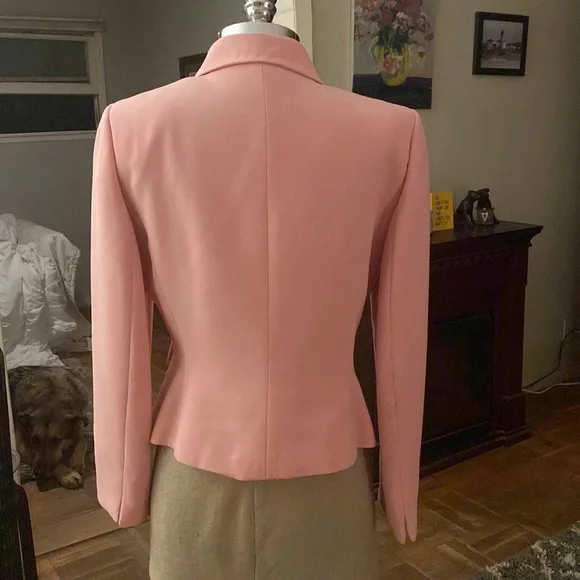 Tahari ASL (Arthur S. Levine) gorgeous beautiful pink color short blazer. - Picture 4 of 13